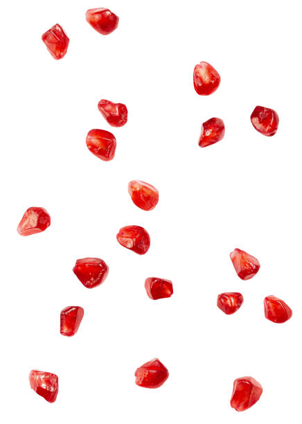 istock pomegranate seeds isolated on a white background with clipping path 1401778775