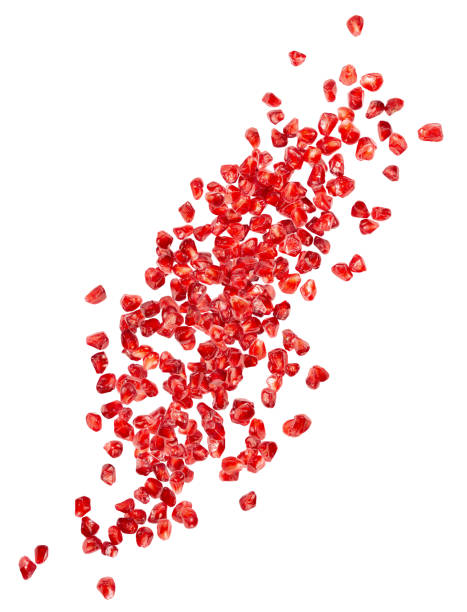 istock pomegranate seeds isolated on a white background with clipping path 1401779190