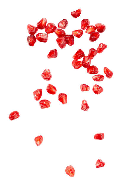 istock pomegranate seeds isolated on a white background with clipping path 1401780010