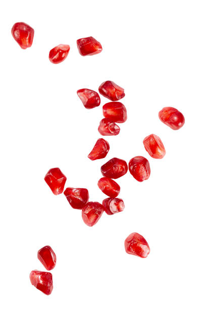 istock pomegranate seeds isolated on a white background with clipping path 1401780027