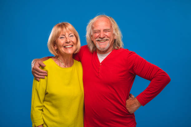 istock Joyful Old Partners Laughing About A Joke 1401784797