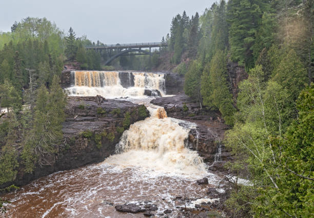 istock Gooseberry River and Gooseberry Falls 1401786584