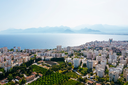 Antalya with its fascinating sea, mountains, nature and city view.