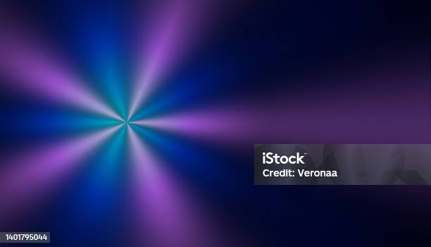 Abstract Background Effect Lens Flare With Blue And Purple Gradients Stock Photo - Download Image Now