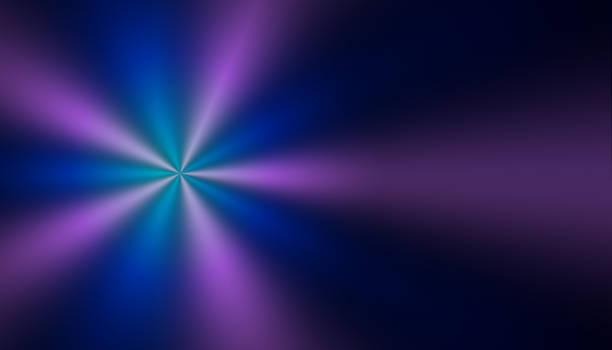 abstrakcyjne tło, efekt soczewki flary z niebieskimi i fioletowymi gradientami. - laser nightclub performance illuminated zdjęcia i obrazy z banku zdjęć