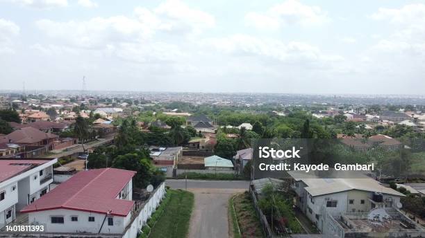 Drone View Of Ilorin Stock Photo - Download Image Now - Landscape - Scenery, Nigeria, Aerial View