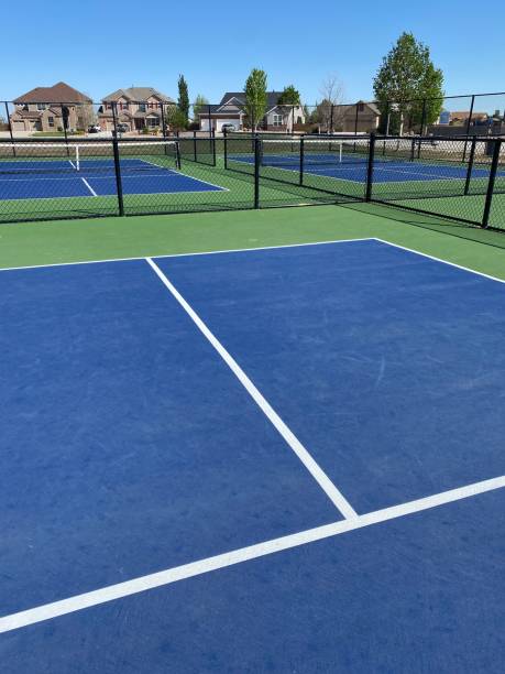 istock Pickle ball court 1401813086