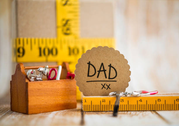Father's Day Background with Copy Space
