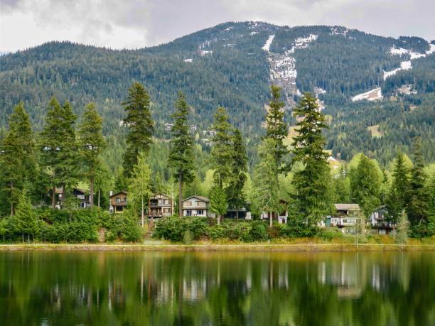 istock Spectacular Lake and Mountain Scenery in Whistler 1401817098