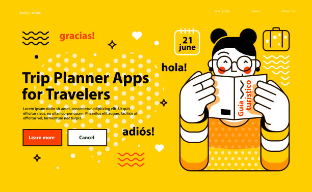 ilustrações de stock, clip art, desenhos animados e ícones de 20 - tourists couple barcelona