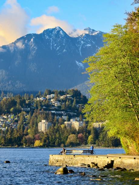 istock Stanley Park and North Vancouver at Sunset 1401826294