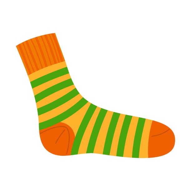 5,031 Striped Socks Illustrations & Clip Art - iStock | Striped socks on  white