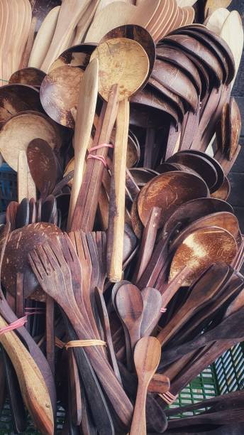 istock Wooden ladle and spoon 1401862350
