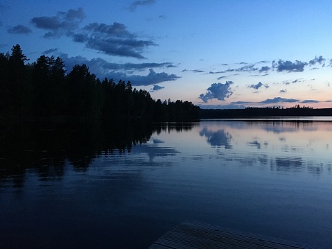 Finland lake nature beautiful sunset