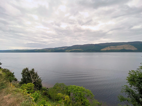 A view of Loch Ness on a Misty day