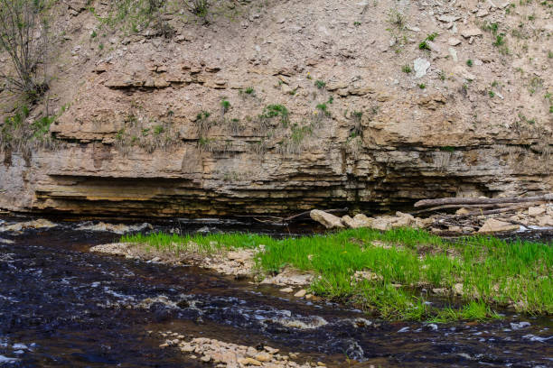 istock The ancient rapid Lava river in Russia 1401867975