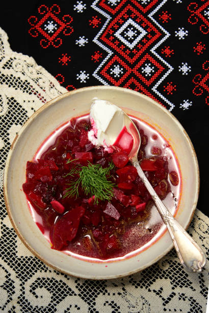 istock Delicious Ukrainian Borscht 1401869313
