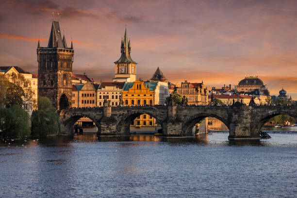 istock Prague Charles bridge, Czech Republic 1401871768
