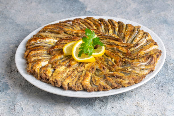 istock Fried Anchovies (Turkish Name: Hamsi Tava) 1401881781