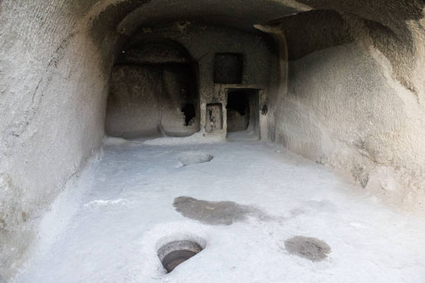 istock Ancient rock-hewn town in eastern Georgia. 1401884092