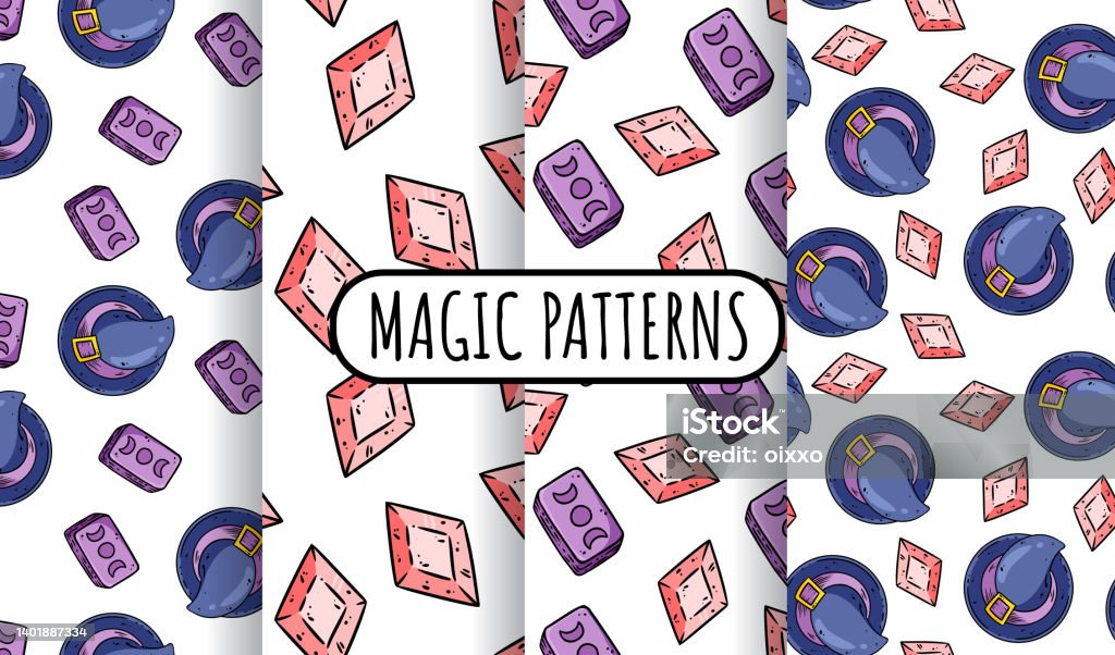 Ilustración de Conjunto De Patrones Mágicos Sin Fisuras Colección De Azulejos Mágicos De Borde Sin Costuras De Brujería Fondos De Pantalla Repetibles Vectoriales Plantilla Acogedora De Imágenes De Stock Para Envolver El Ilustración de Conjunto De Patrones Mágicos Sin Fisuras Colección De Azulejos Mágicos De Borde Sin Costuras De Brujería Fondos De Pantalla Repetibles Vectoriales Plantilla Acogedora De Imágenes De Stock Para Envolver El