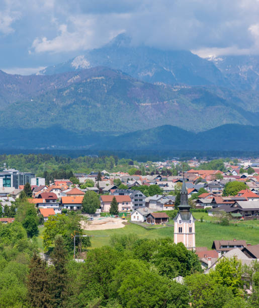 istock Kranj Suburbs and St. Joseph Church 1401887353