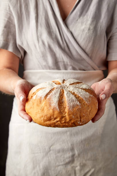 istock Ready to eat bread and pies in rustic style 1401888185