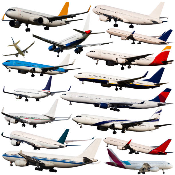 istock Collage of different passenger airplanes 1401888208
