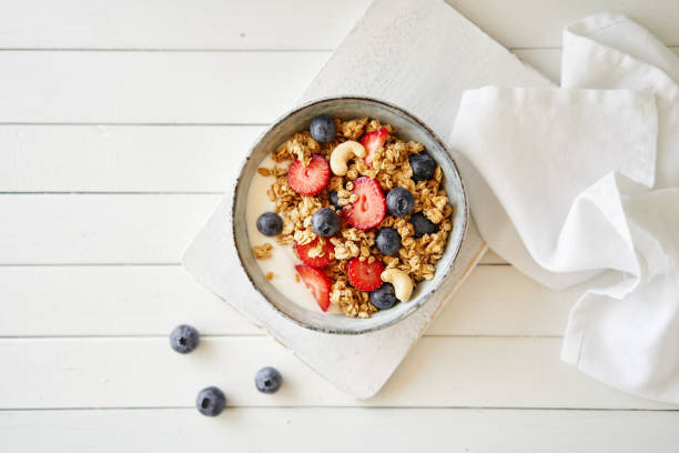 istock Granola with yogurt and strawberries 1401895017