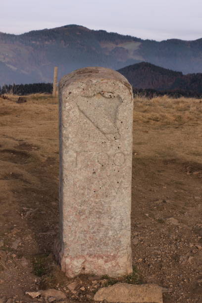 istock Cold autumn morning on the Belchen in the Black Forest 1401900472
