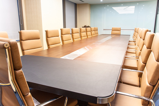 Modern meeting room interior