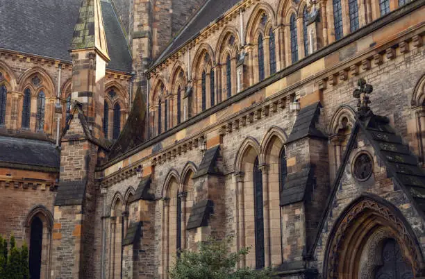 Photo of Ancient architecture of the Cathedral in Edinburgh