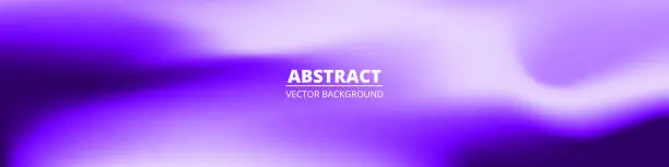 Vector illustration of Abstract purple liquid holographic gradient background.