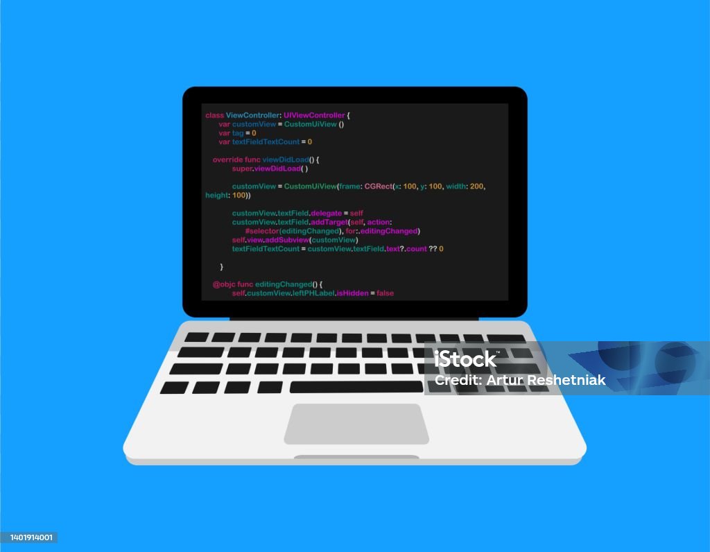 Computer And Program Design And Code Development Coding And Programming ...