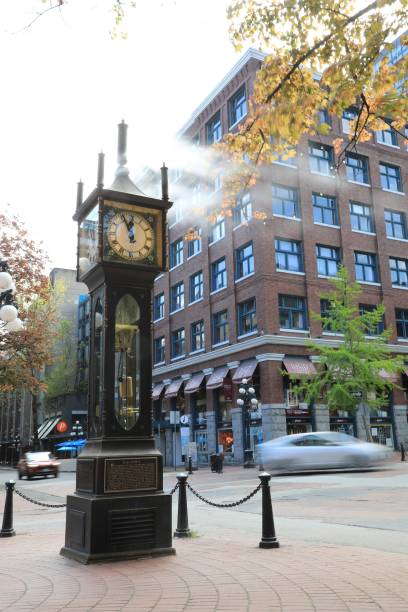 istock A historical steam clock tower in a town 1401918918