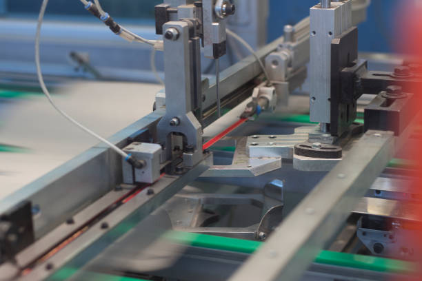istock Conveyor belt industrial machinery 1401920005