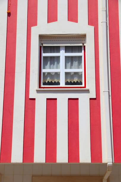 istock Portugal Costa Nova striped house 1401920520