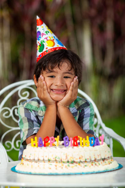 istock Boy celebrate Birthday outdoors 1401923014