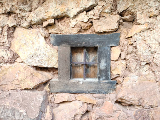 The archaeological ruins of the Quarai Mission at Salinas, New Mexico