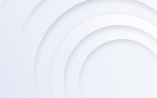 Abstract White Circle Layers Background