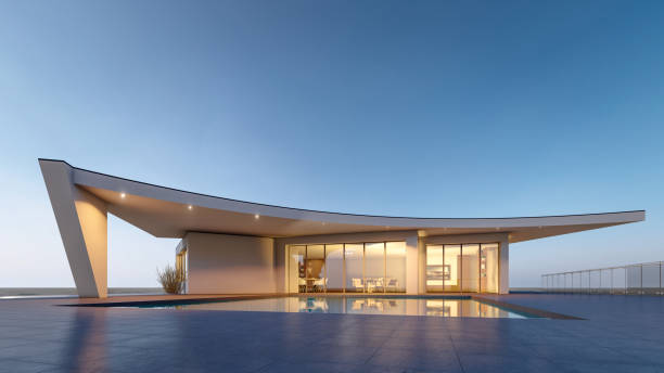 istock 3D Architectural House Rendering Photo 1401941660