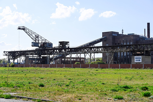 Old and rotten industrial facilities