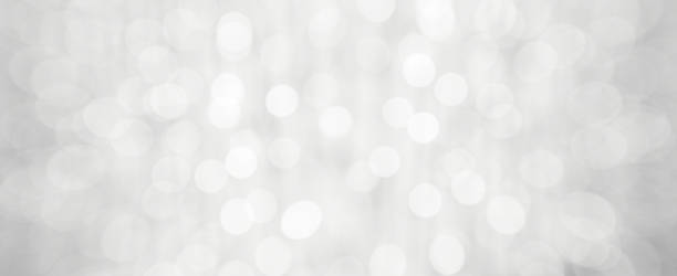istock Defocused lights abstract bokeh background - white snow celebration party Christmas 1401943714