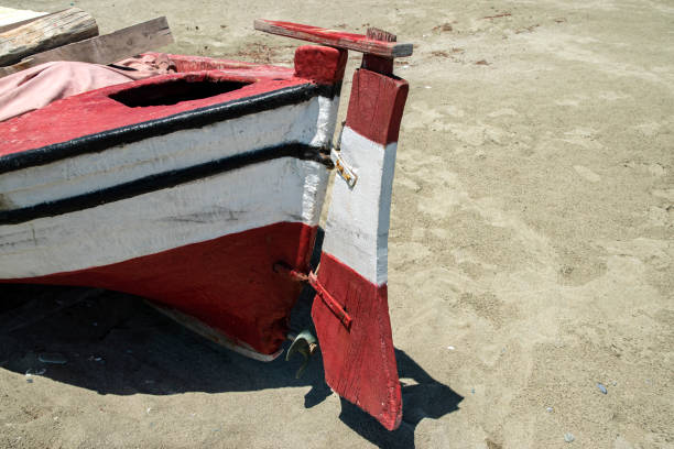 istock Old vintage fishing boat 1401943767