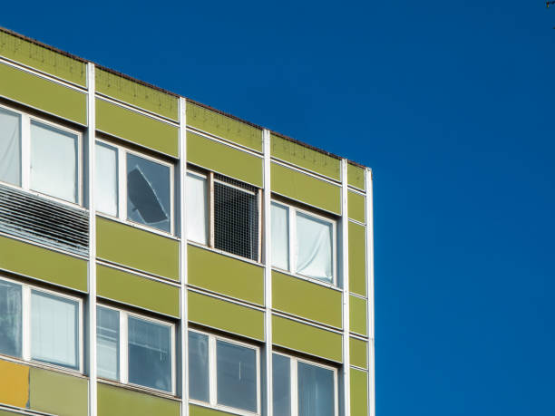 istock Window panes in the office building 1401946671