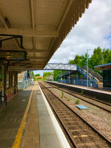 istock Vintage English Train Station 1401946814