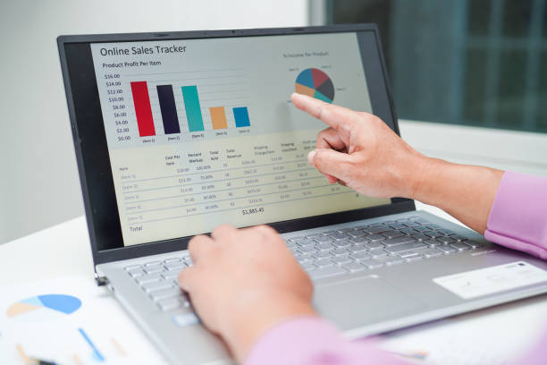 istock Businessman working and analysis with statistic graph in office. 1401954731