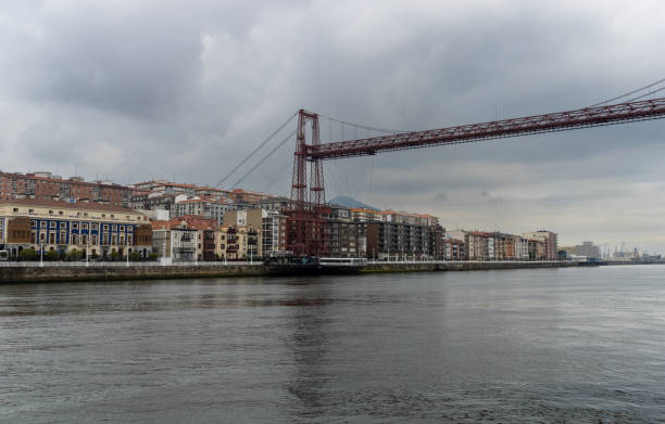istock STEEL SUSPENSION BRIDGE OVER THE RIVER 1401960875