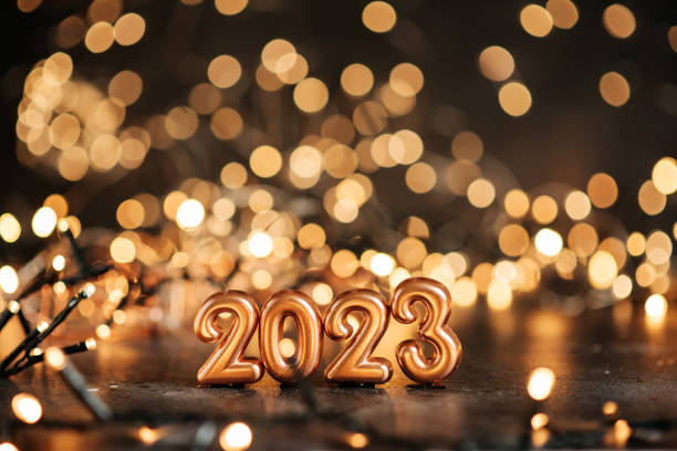 istock New year 2023 background greeting card 1401962990
