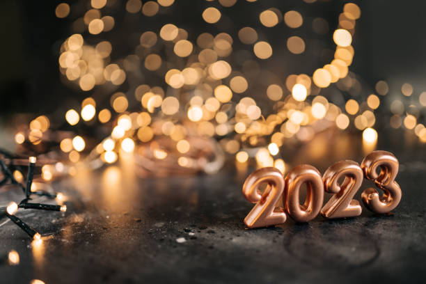 istock New year 2023 background greeting card 1401963031